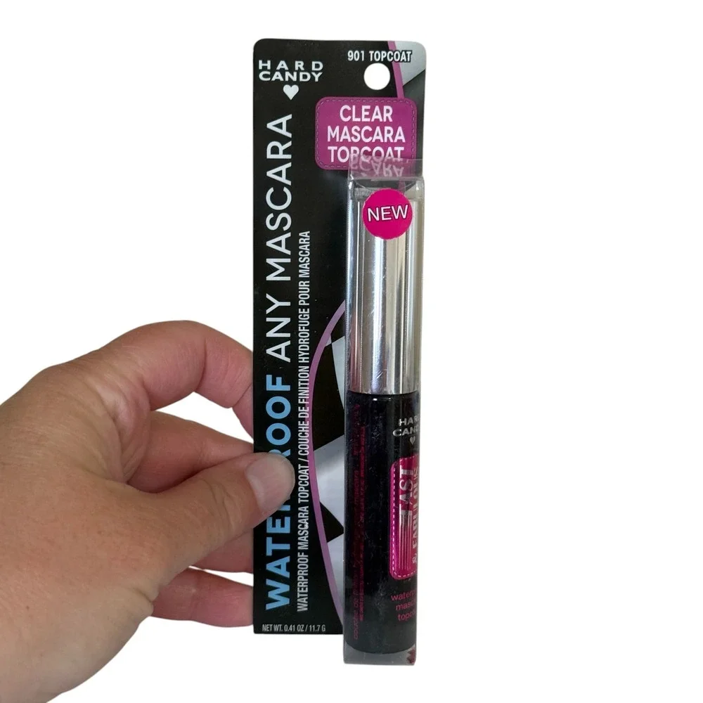 Hard Candy Mascara Topcoat Women 0.41oz Clear NEW Waterproof Fast & Fabulous 901